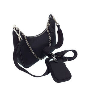 Prada Bag Leather Shoulder 2005 ReEdition Saffiano Chain